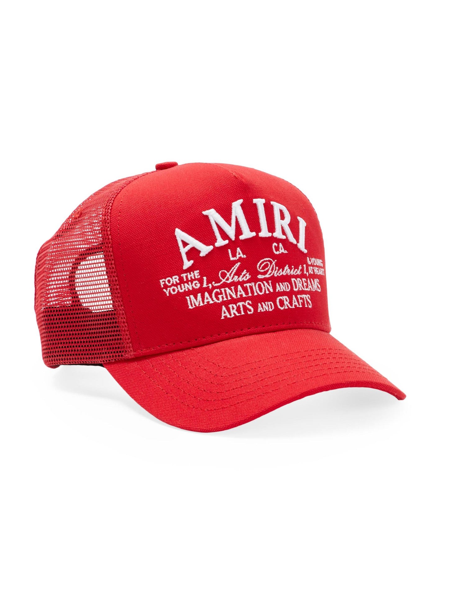 Amiri Art District Red Trucker Hat