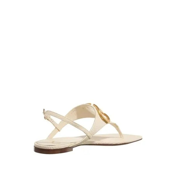 Dorado Valentino Garavani White Tan Sandals