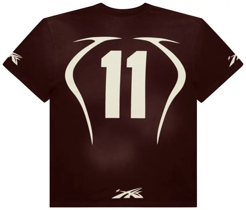 Hellstar Warm Up T-Shirt Brown