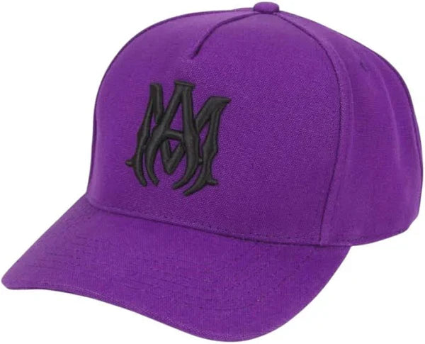 AMIRI Full Canvas Ma Logo Purple Hat