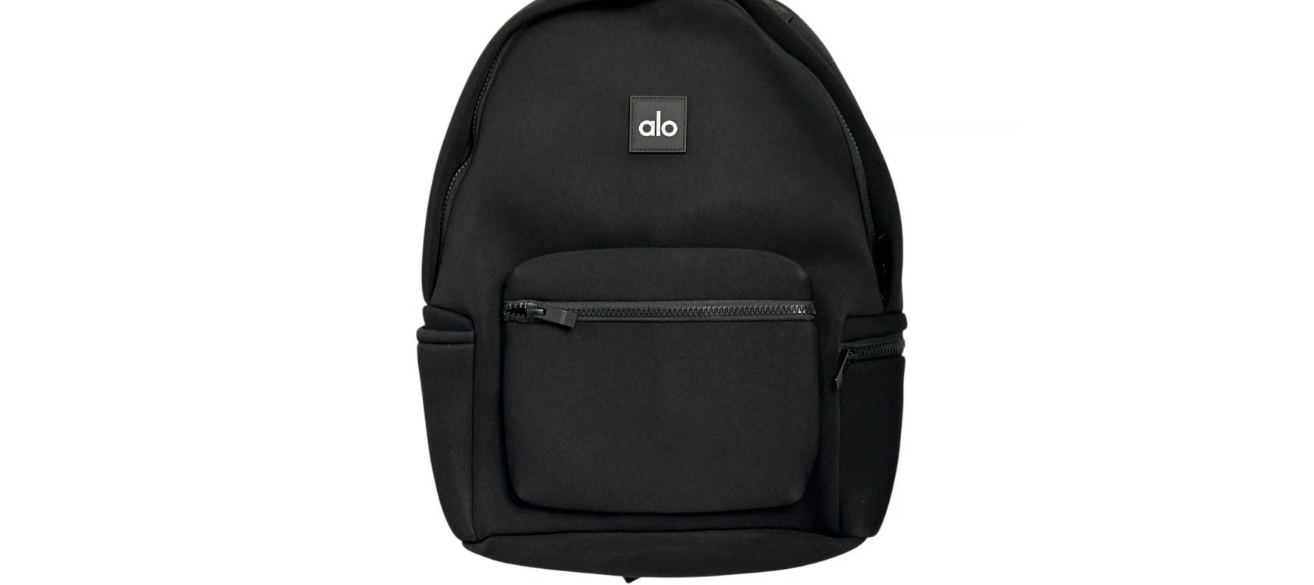 Alo Stow Backpack Black/Silver