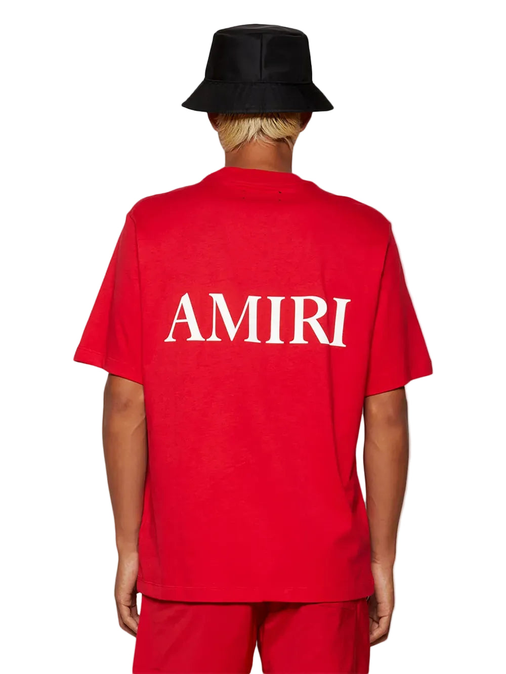 Amiri Ma Core White Logo Tee Red