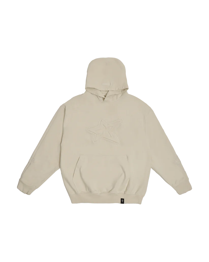 Non Culpa Hoodie Beige Pearly Star