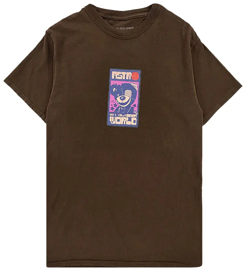 Cactus Jack By Travis Scott Scare Bear Tee Brown