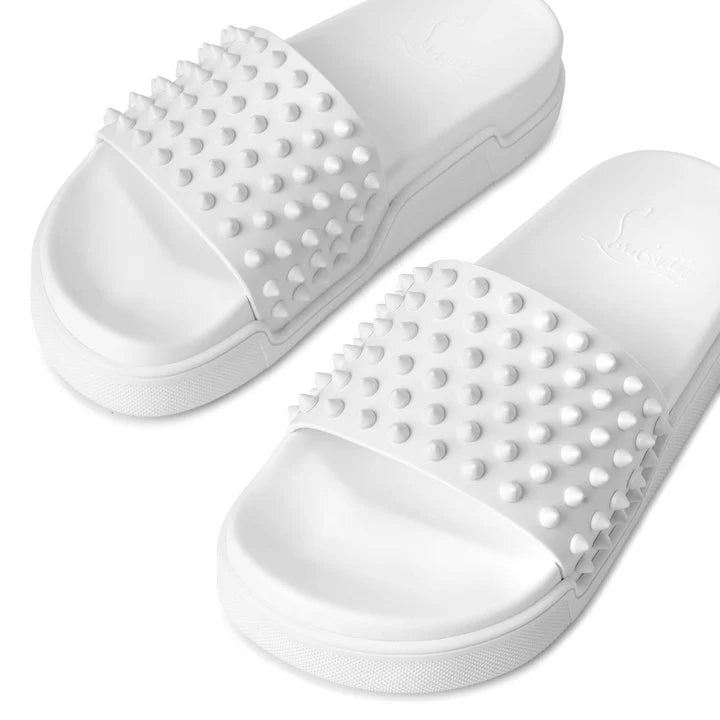 Christian Louboutin Pool Fun Slide 'White'