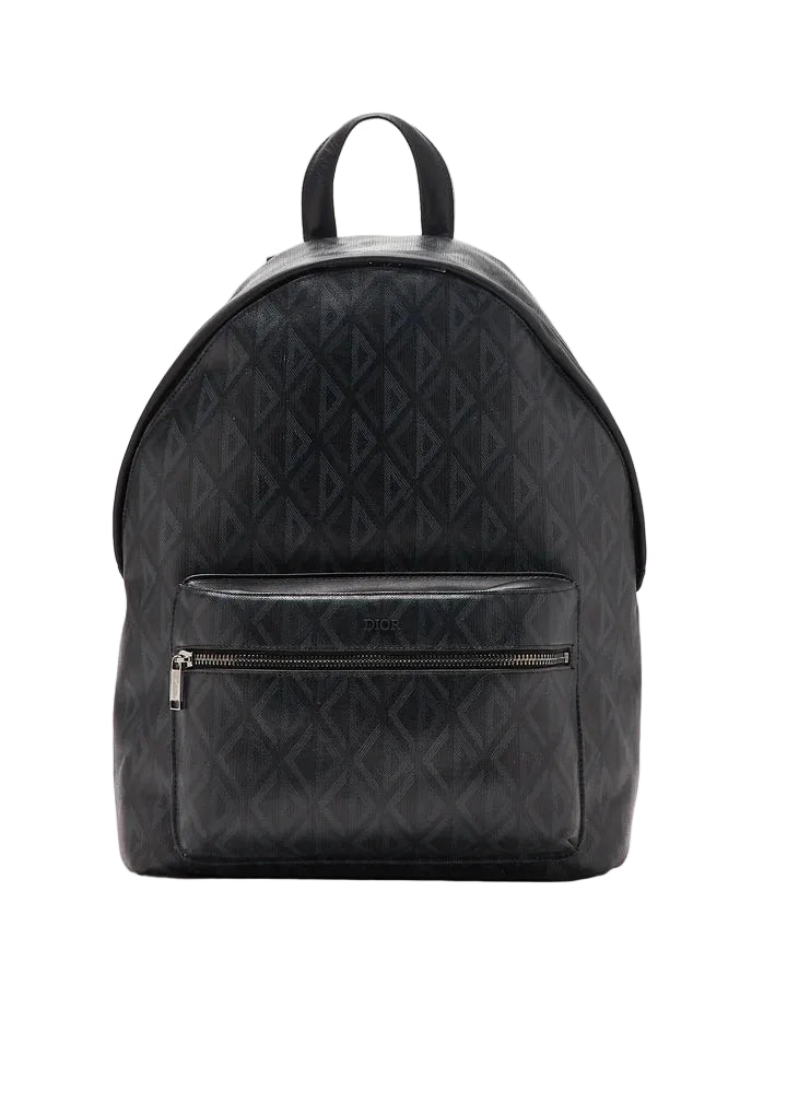 Dior Black Backpack Diamond CD Monogram