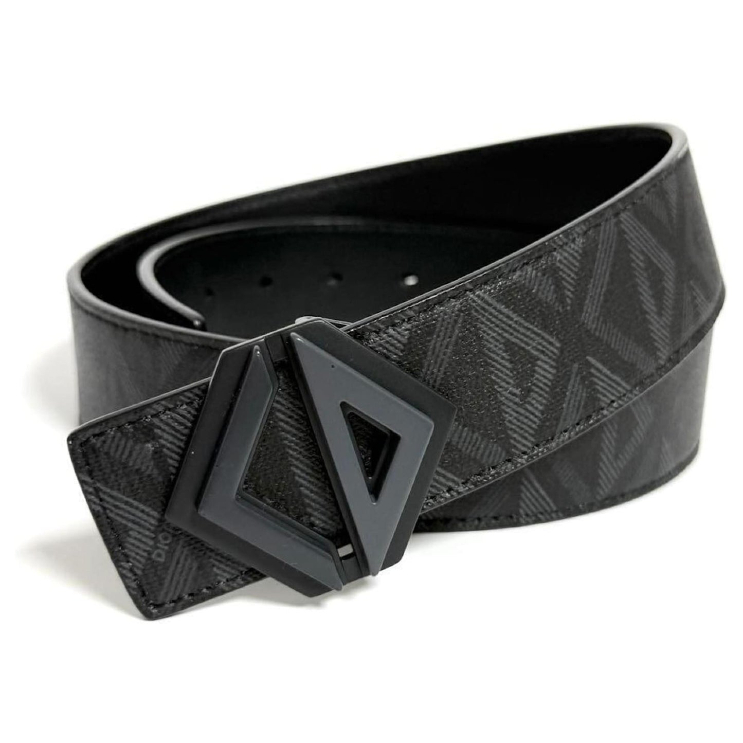 Dior Cd Diamond Allover Navy Belt