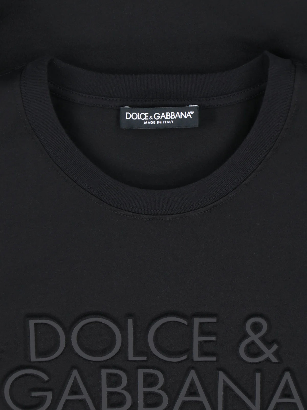 Dolce & Gabbana Puffy Logo Tee Black