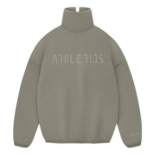 Fear Of God Athletics Women's Suede Fleece Mock Neck Clay