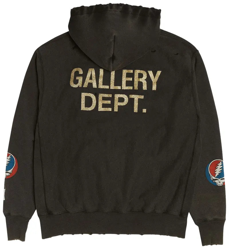 Gallery Dept Grateful Dead Hoodie Black