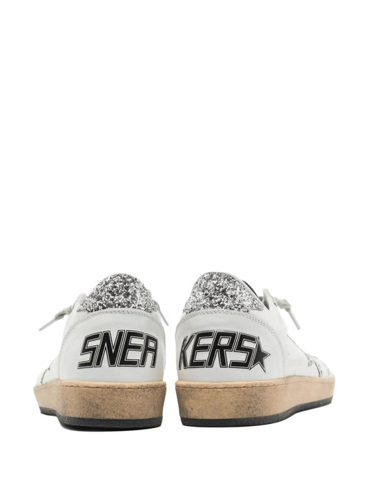 Golden Goose Ball-Star Nappa Upper and Spur Glitter Star and Heel