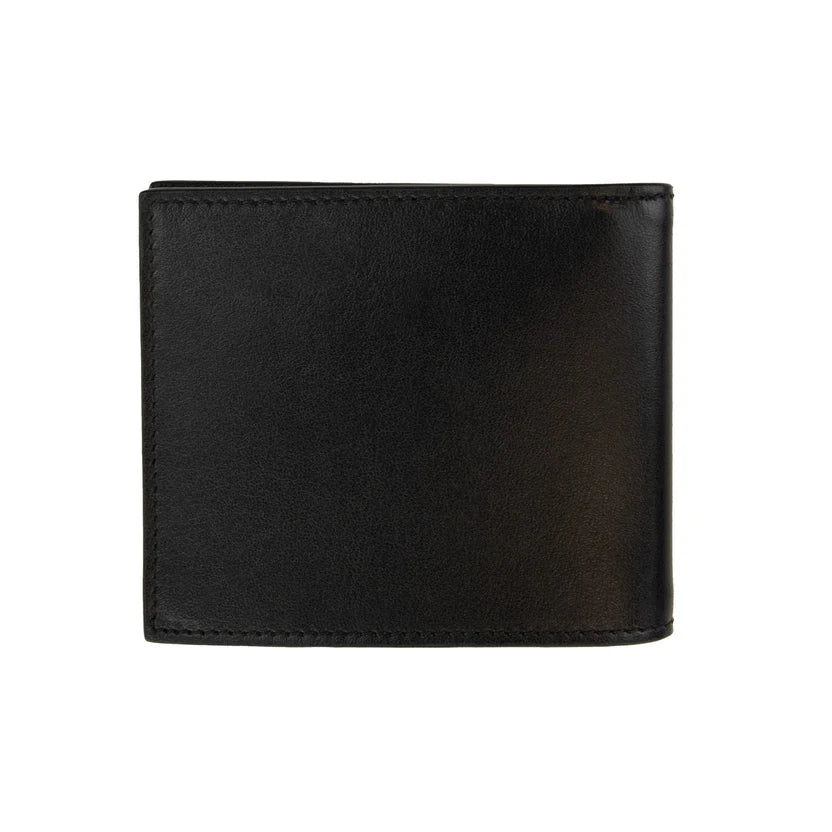 Gucci Gold Logo Black Bifold Wallet