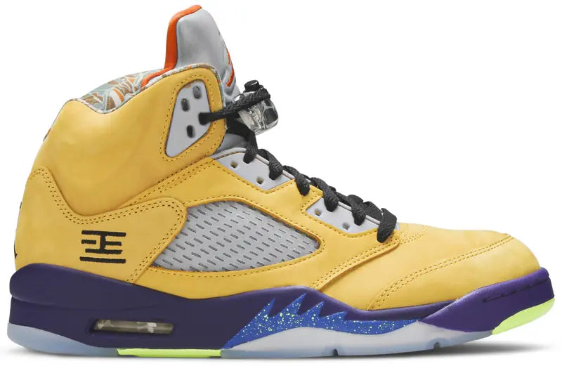 Jordan 5 Retro What The Yellow/Red