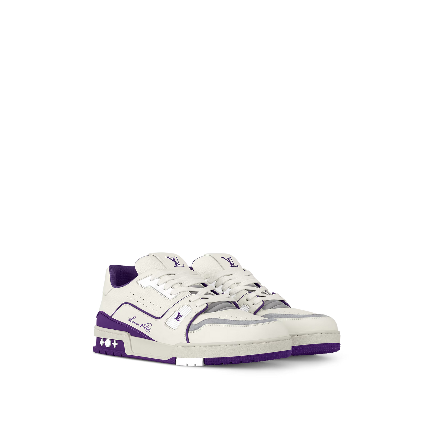 Louis Vuitton Lv Trainer #54 Purple White