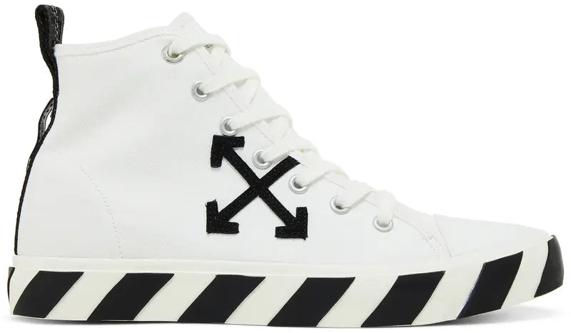 OFF-WHITE Vulcanized Mid Top White Black