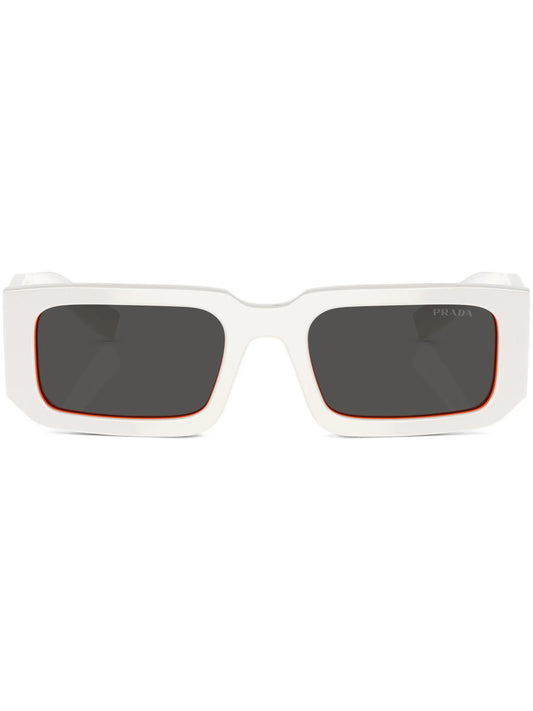 Prada Unisex Sunglasses White Orange