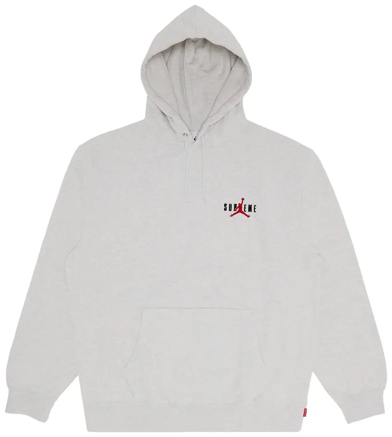 Supreme Jordan Hooded Sweatshirt (Fw24) Ash Grey