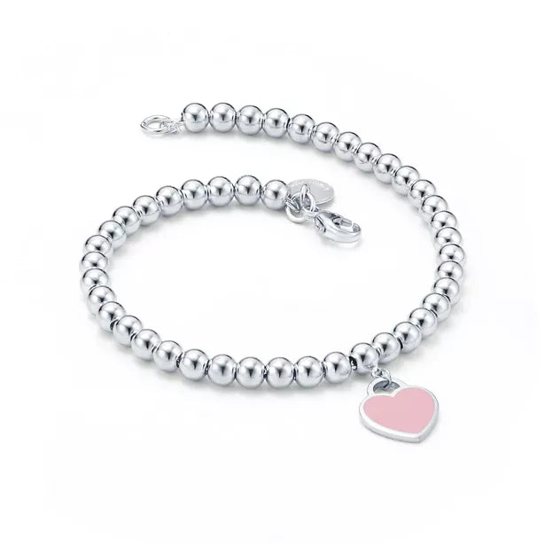 Tiffany & Co. Pink Heart Bracelet