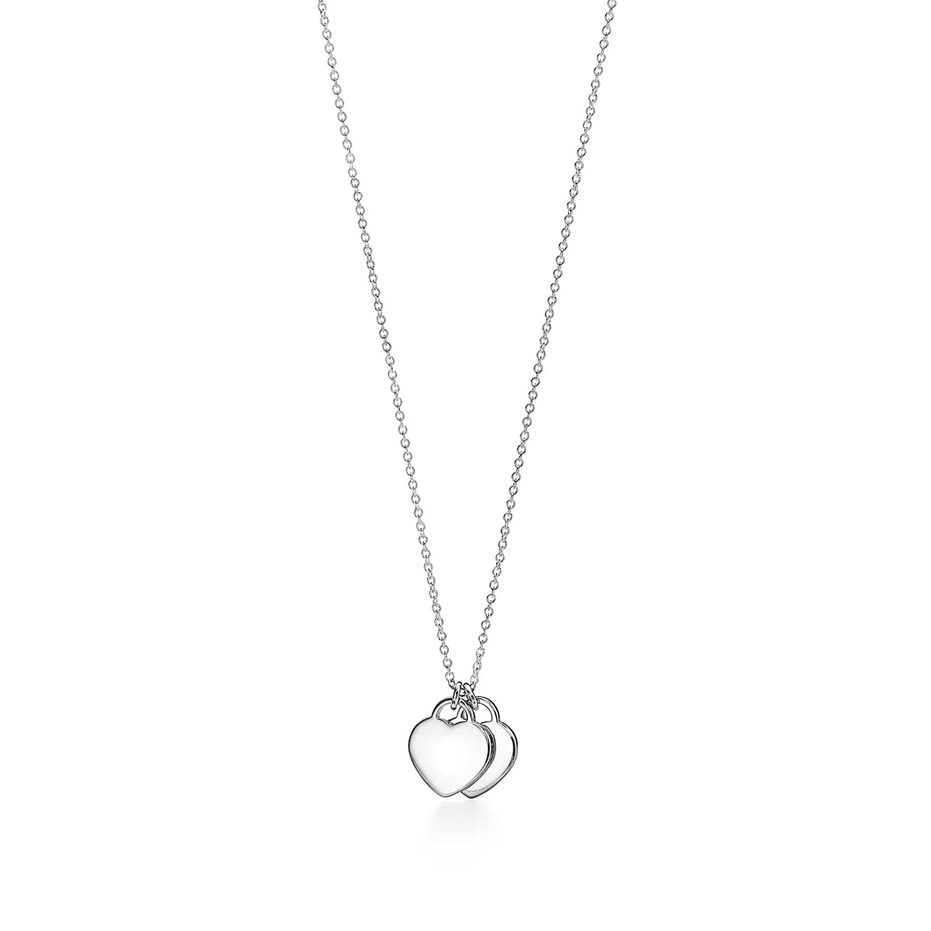 Tiffany & Co. Turquessa Heart Silver Necklace
