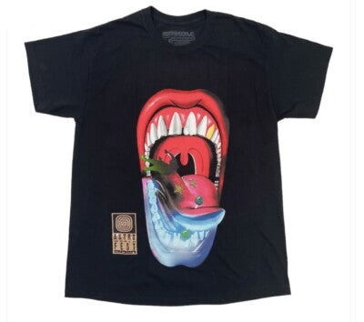 Travis Scott Astroworld Fest 2021 Black Mouth Tee