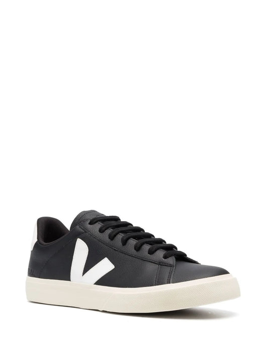 Veja Campo Low All Black V-White