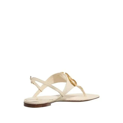 Dorado Valentino Garavani White Tan Sandals