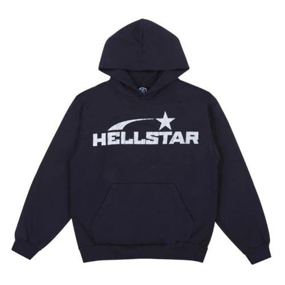 Hellstar Black Vintage Hoodie Logo