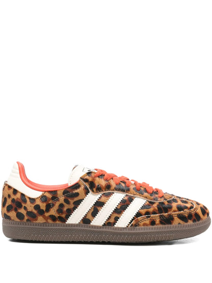 Adidas Samba OG Red Leopard (Women's)