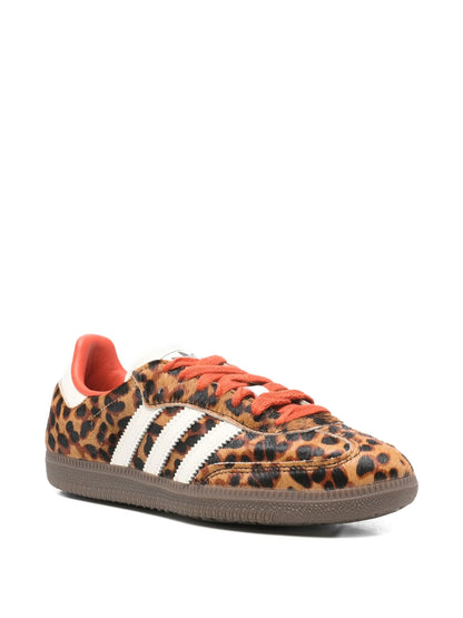 Adidas Samba OG Red Leopard (Women's)