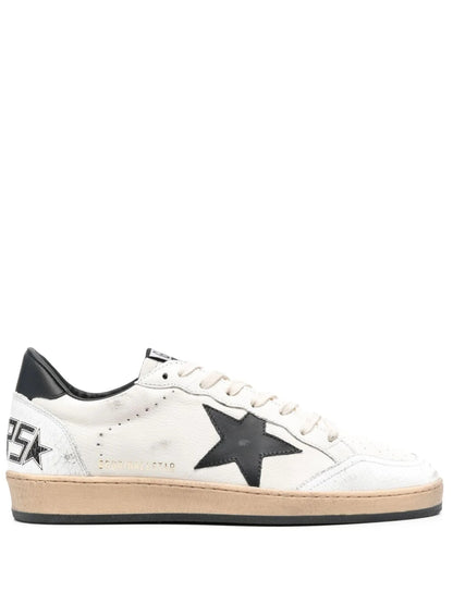 Golden Goose Ball-Star Nappa White Black