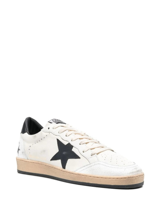 Golden Goose Ball-Star Nappa White Black