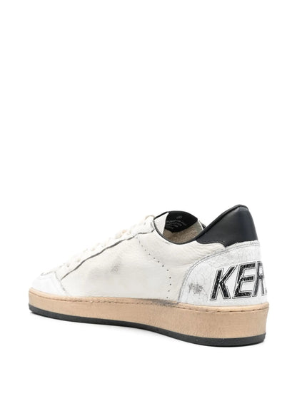 Golden Goose Ball-Star Nappa White Black