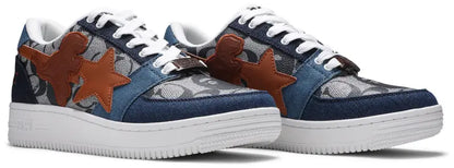BAPE A Bathing Ape Sta Low Coach Blue