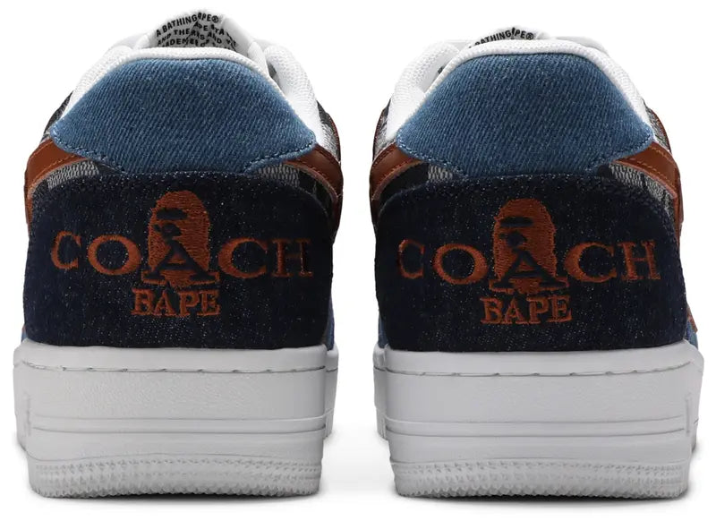 BAPE A Bathing Ape Sta Low Coach Blue