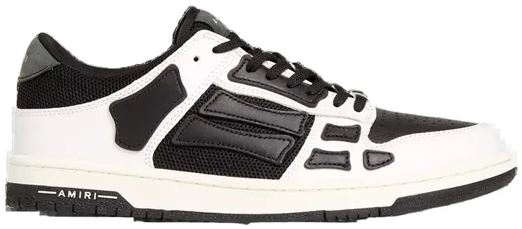 AMIRI Skeleton Low Black White Black Front