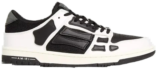 AMIRI Skeleton Low Black White Black Front