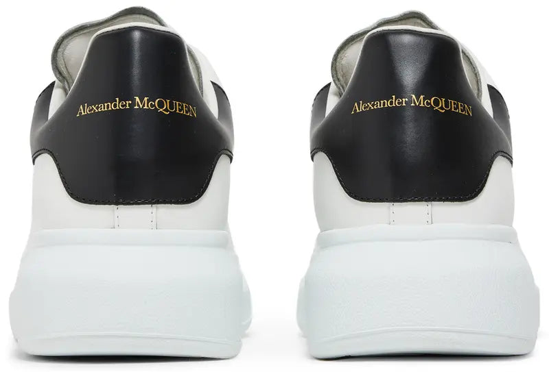 Alexander McQueen Oversized White Black Heel