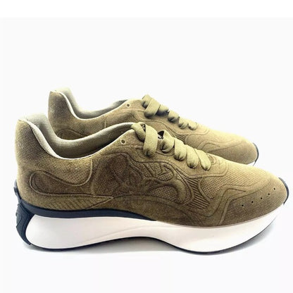Alexander McQueen Seal Sprint Sneaker Brown Green