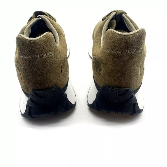 Alexander McQueen Seal Sprint Sneaker Brown Green