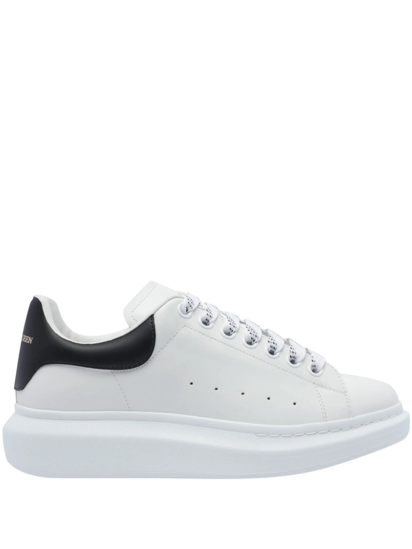 Alexander McQueen Oversized White Black Heel