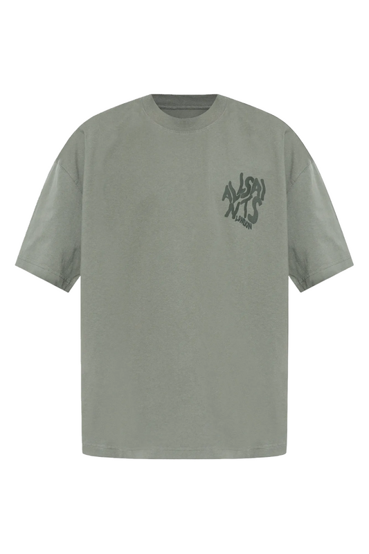All Saints T-Shirt Gastor Green