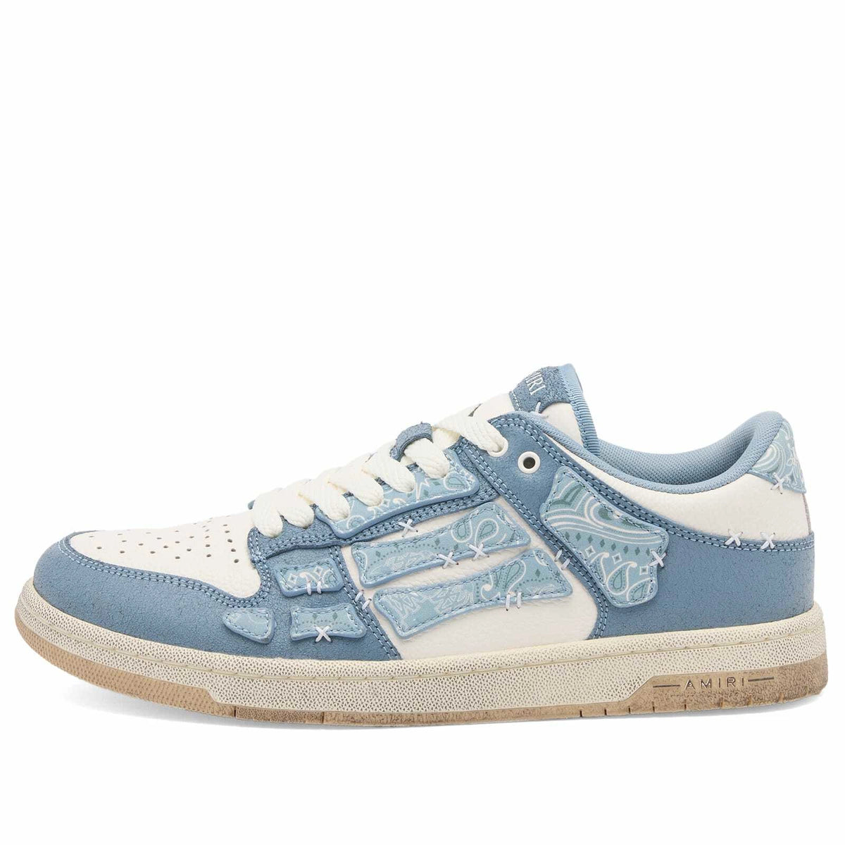 Amiri Bandana Skel Top Low Ashley Blue