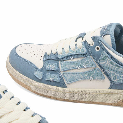 Amiri Bandana Skel Top Low Ashley Blue