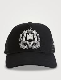 Amiri Crest Logo Hat Black