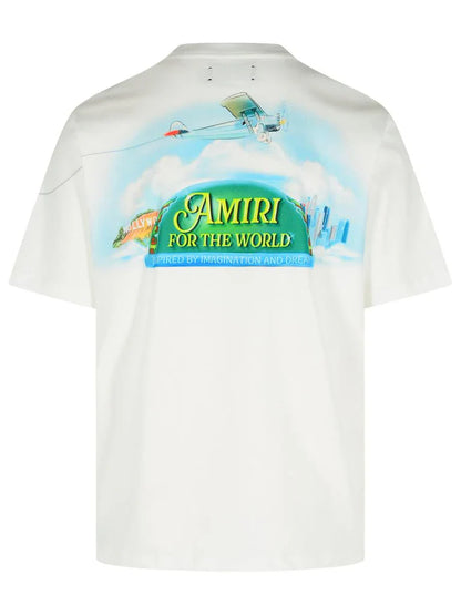 Amiri For The World White Tee