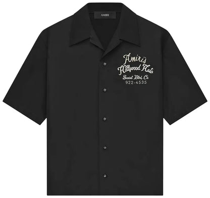 Amiri Hollywood Auto Bowling Black Shirt
