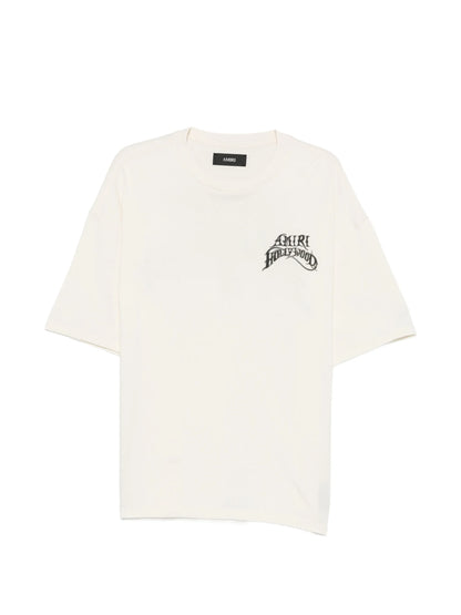 Amiri Hollywood LJ Skate Ivory Tee
