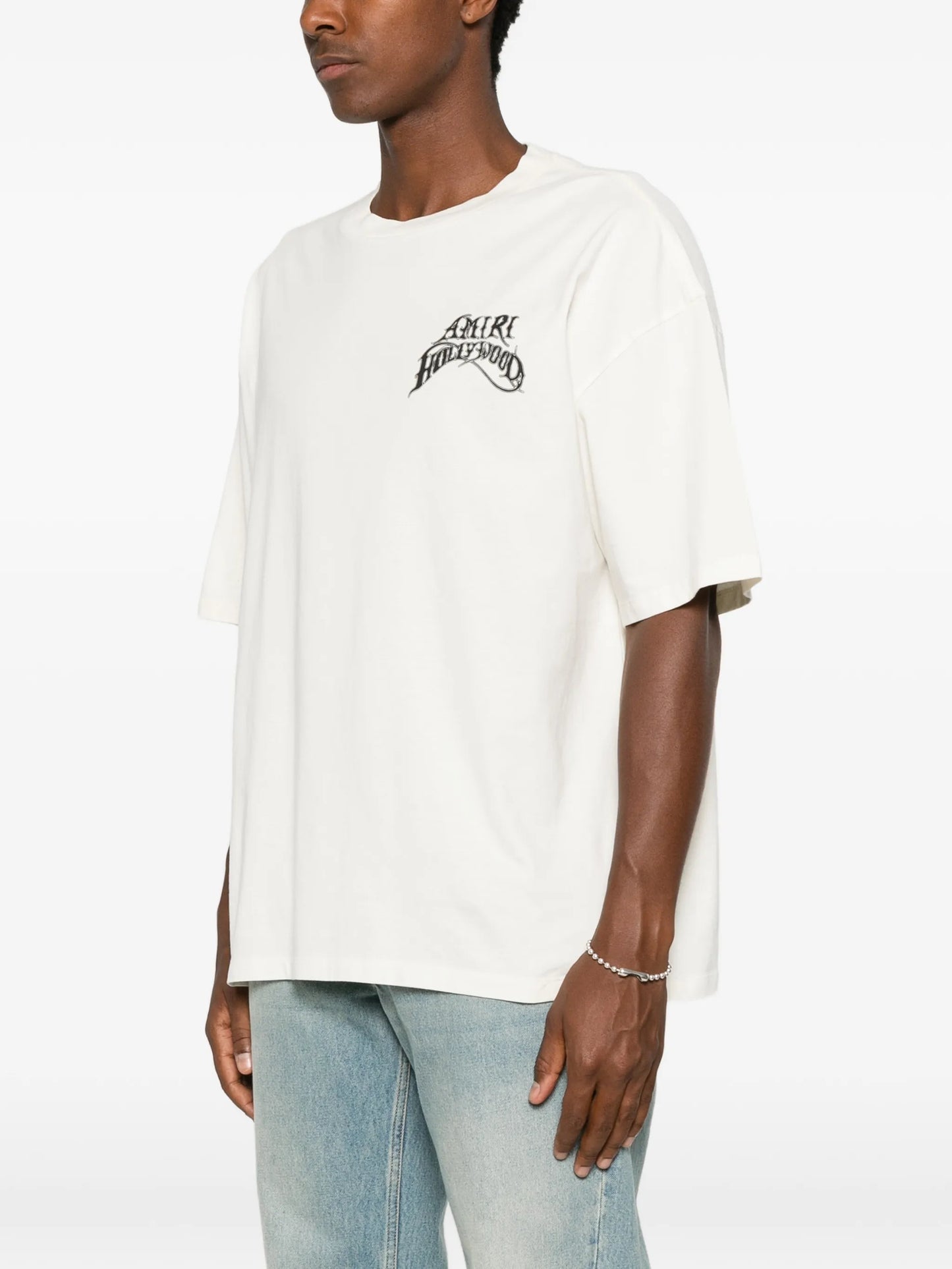 Amiri Hollywood LJ Skate Ivory Tee