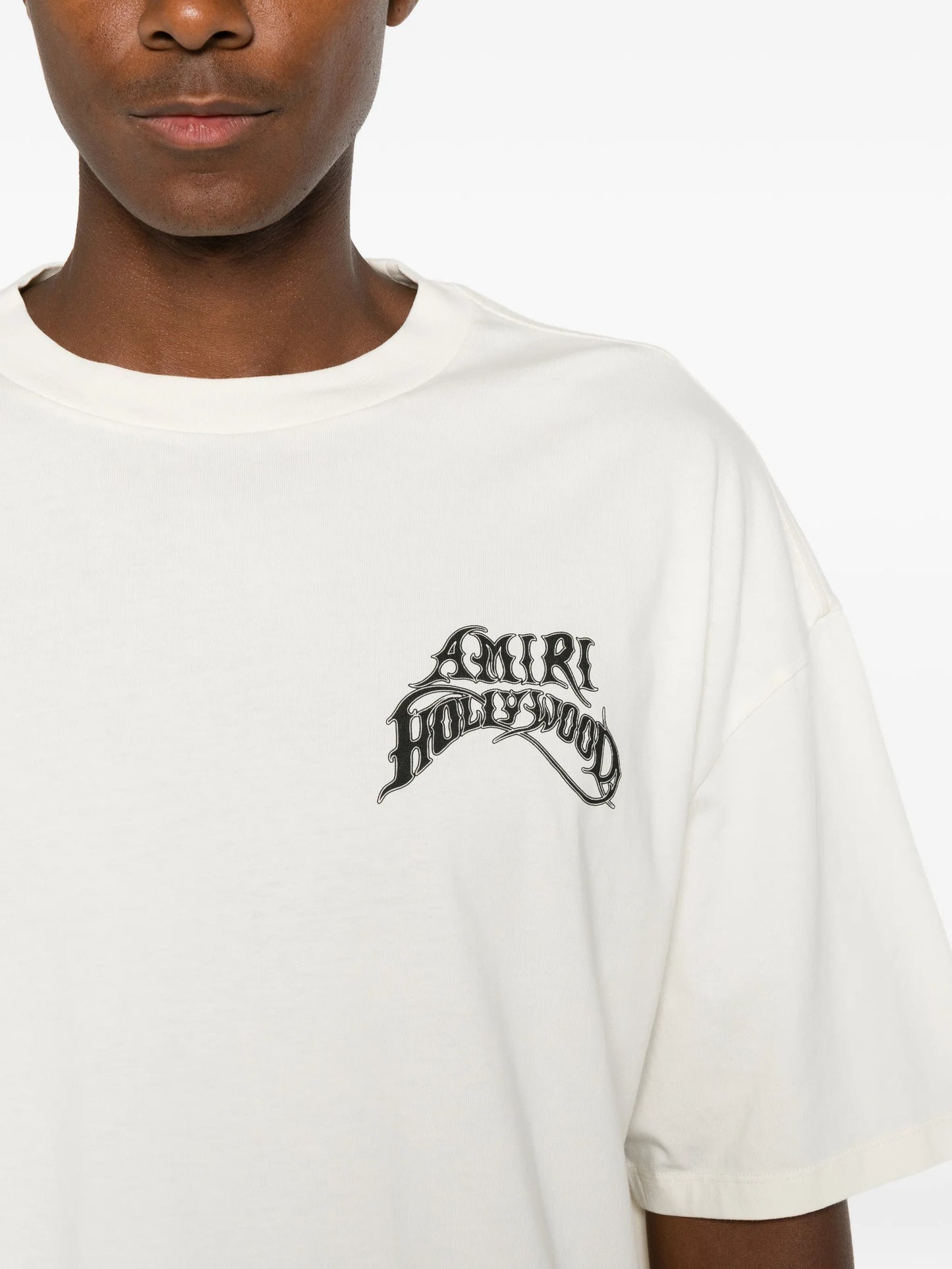 Amiri Hollywood LJ Skate Ivory Tee