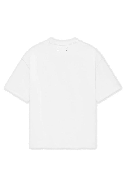 Amiri Skater White Tee Black Logo